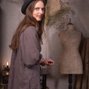 long linen dress NOMAD, cottagecore dress