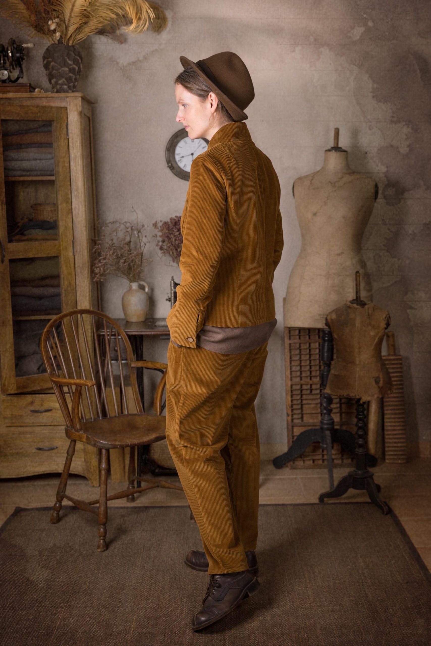 Soft Corduroy Jacket THE MAKER,cottagecore jacket - Image 4