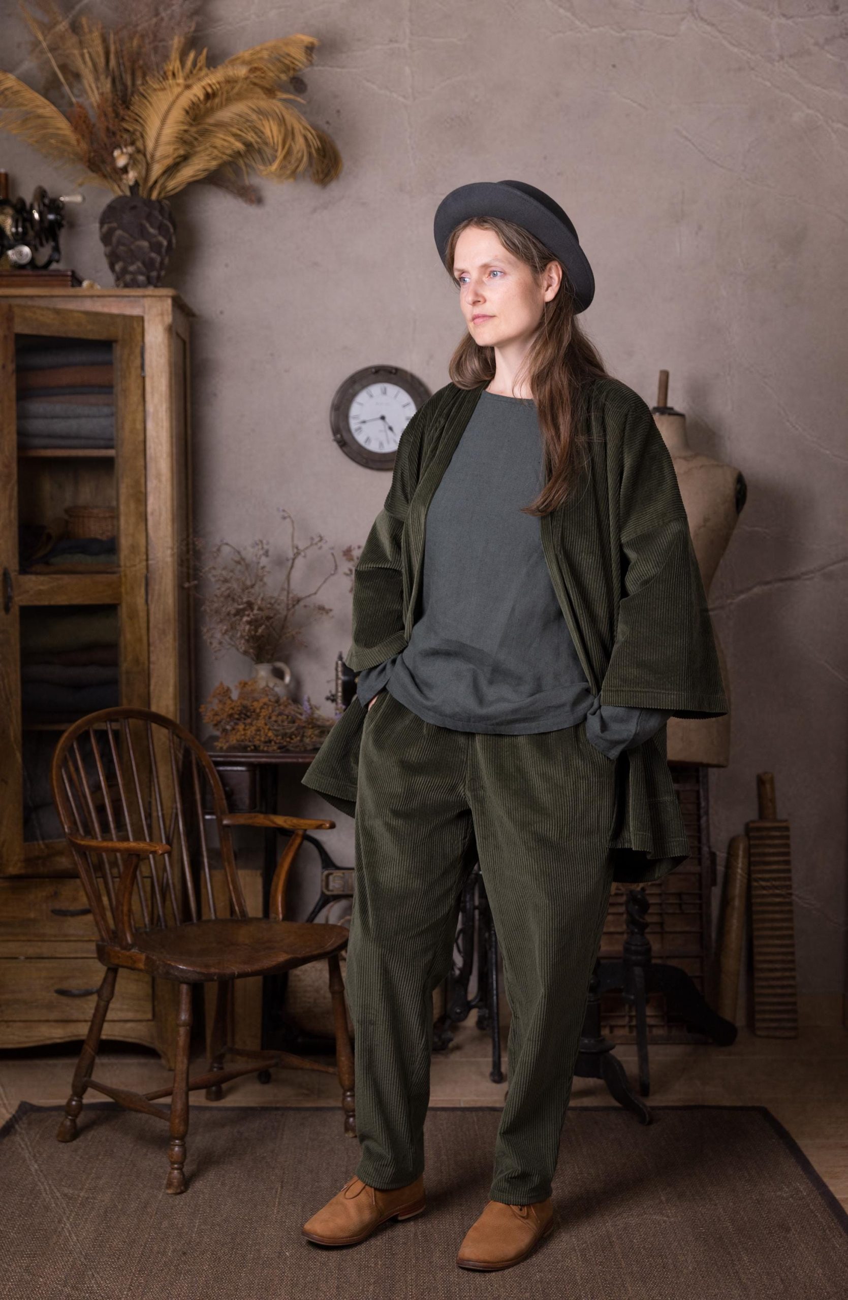 HAORI jacket, corduroy jacket, Japanese jacket - Image 5