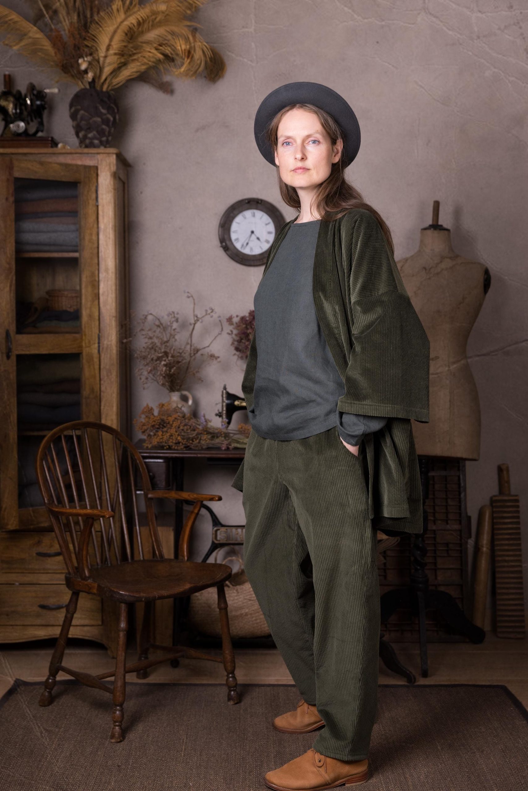 HAORI jacket, corduroy jacket, Japanese jacket - Image 3
