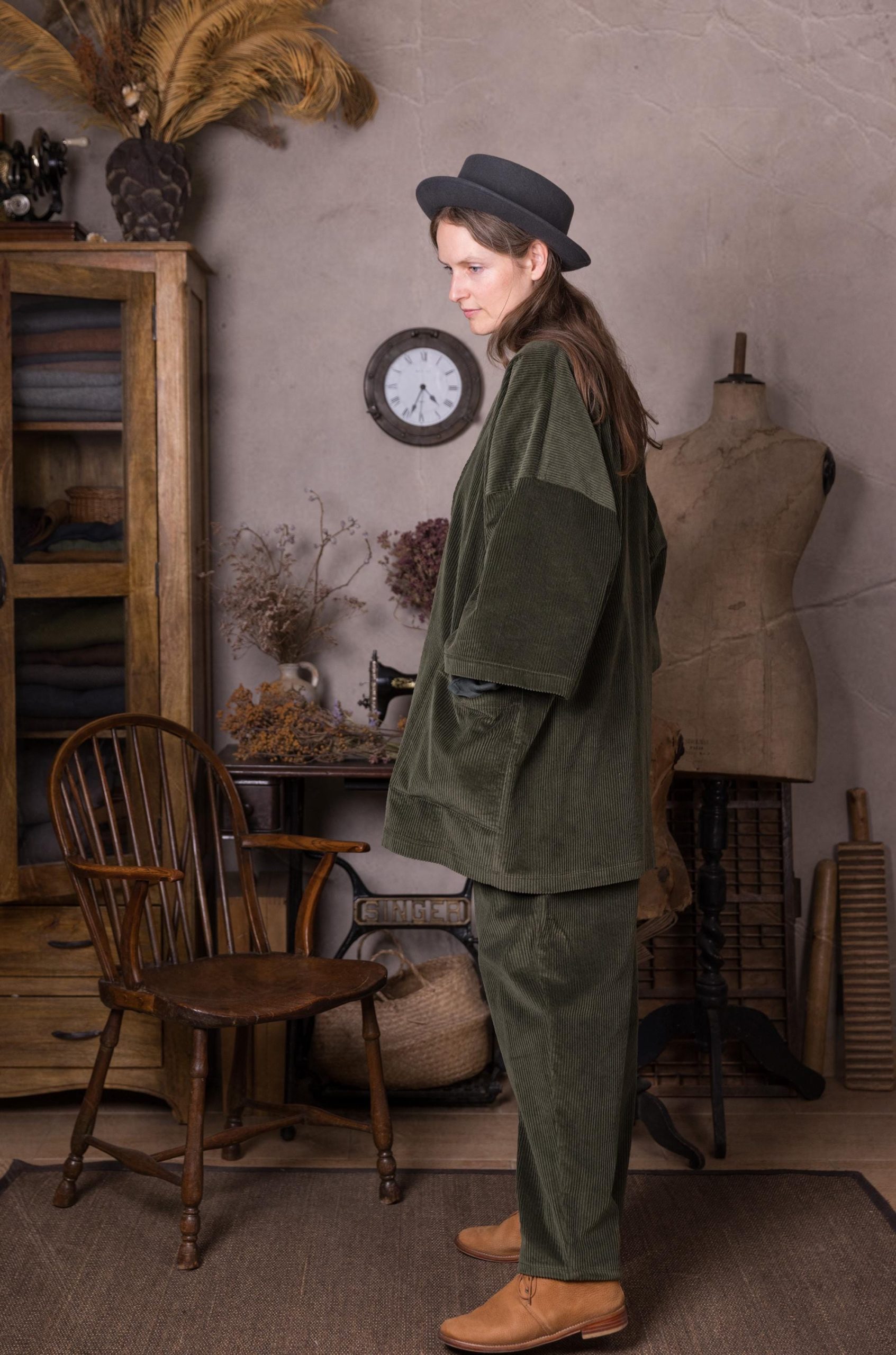HAORI jacket, corduroy jacket, Japanese jacket - Image 4